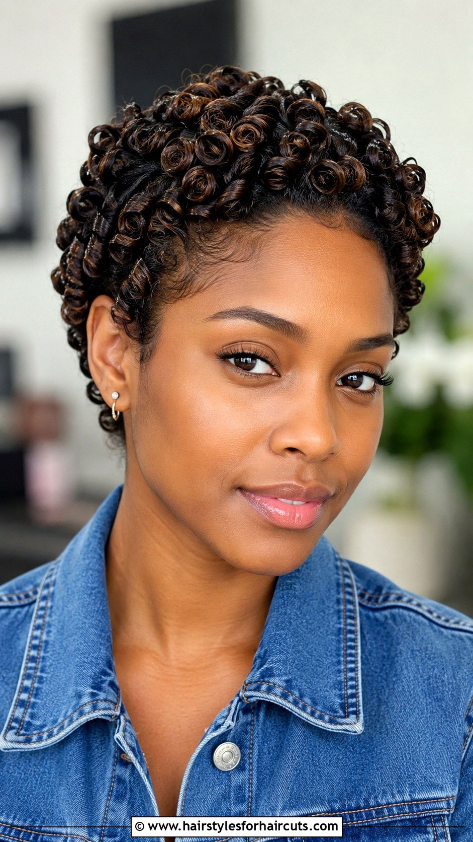 TWA Pin Curl Set - 25 short pin curl hairstyles for black hair - 25 short pin curl hairstyles for black hair