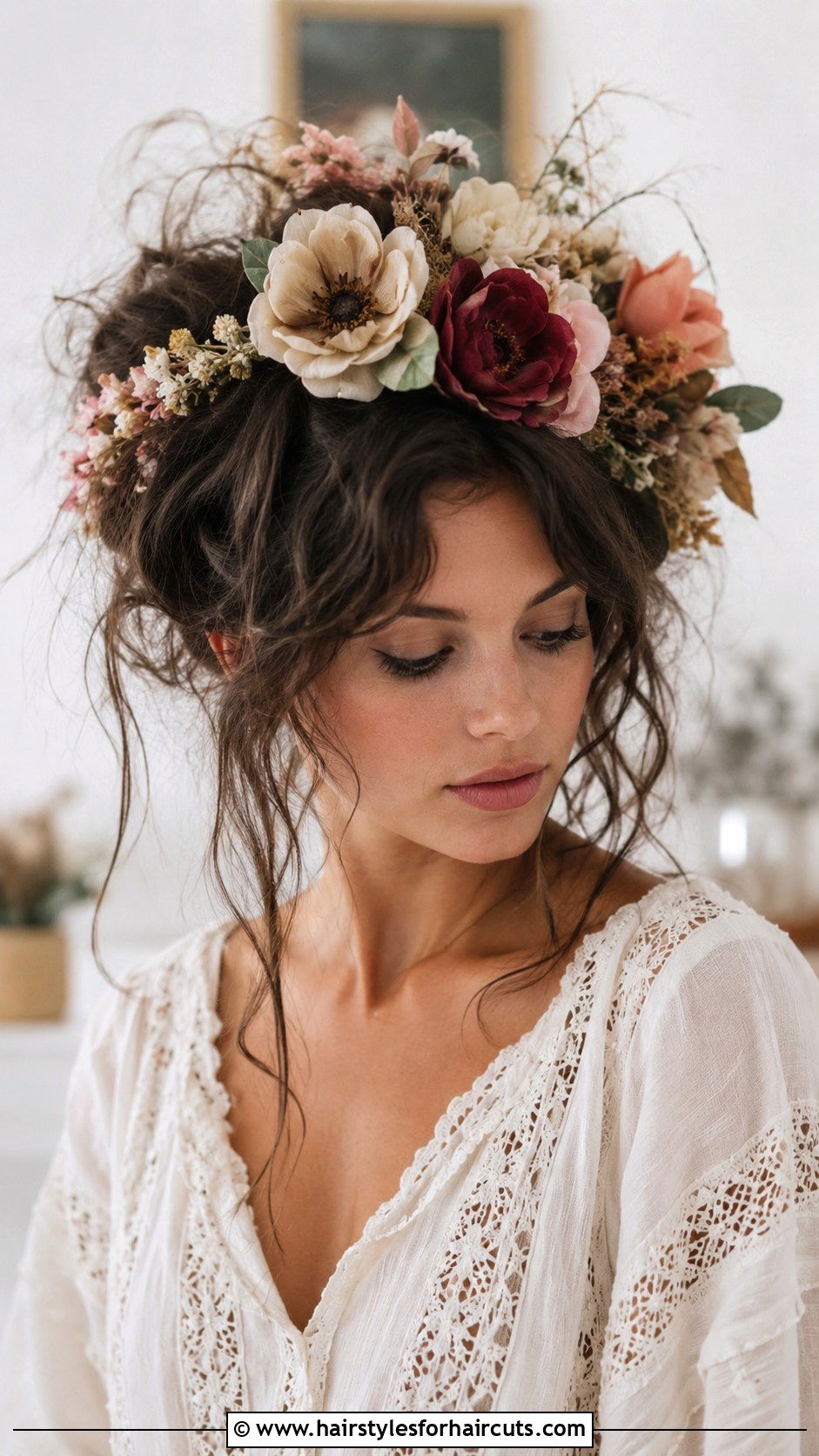 Tangled Flower Crown Hair - 25 funny hairstyles for long hair - 25 funny hairstyles for long hair