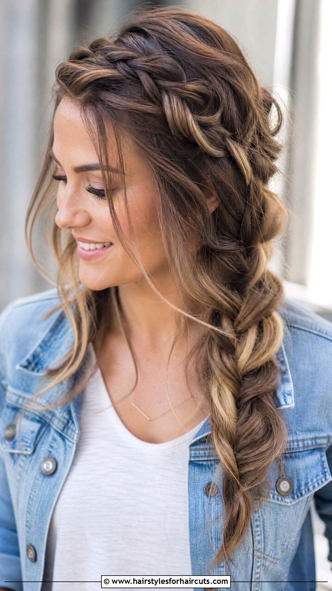 Tangled Side Braid Hairstyle - 25 tangled haircuts - 25 tangled haircuts