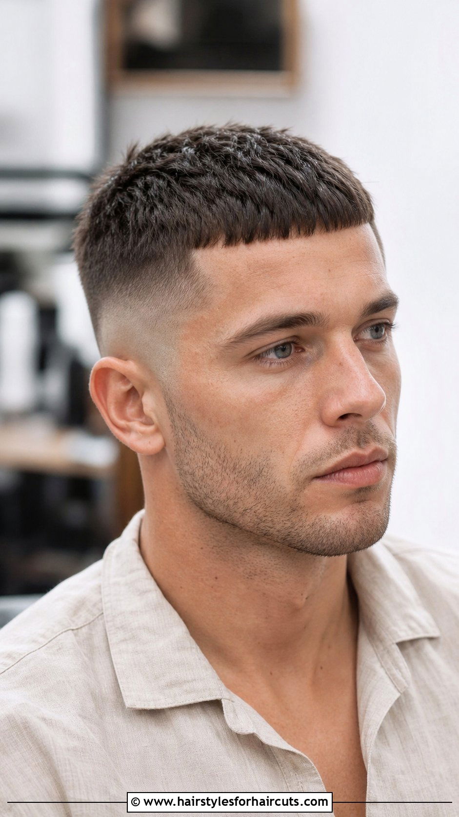 Taper Fade Caesar Cut Straight Hair - 25 straight hair taper haircuts - 25 straight hair taper haircuts