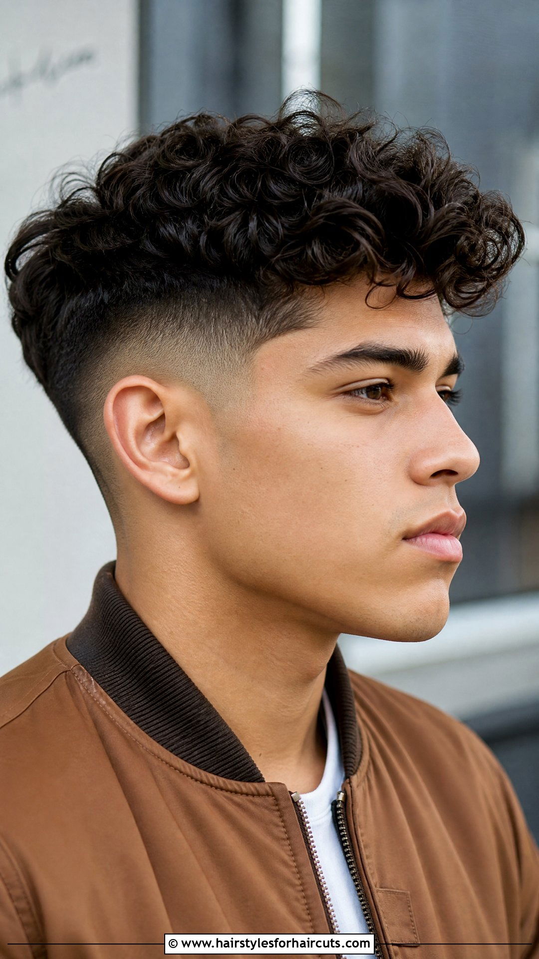Taper Fade With Curly Quiff - 25 haircuts hispanic curly hair taper - 25 haircuts hispanic curly hair taper
