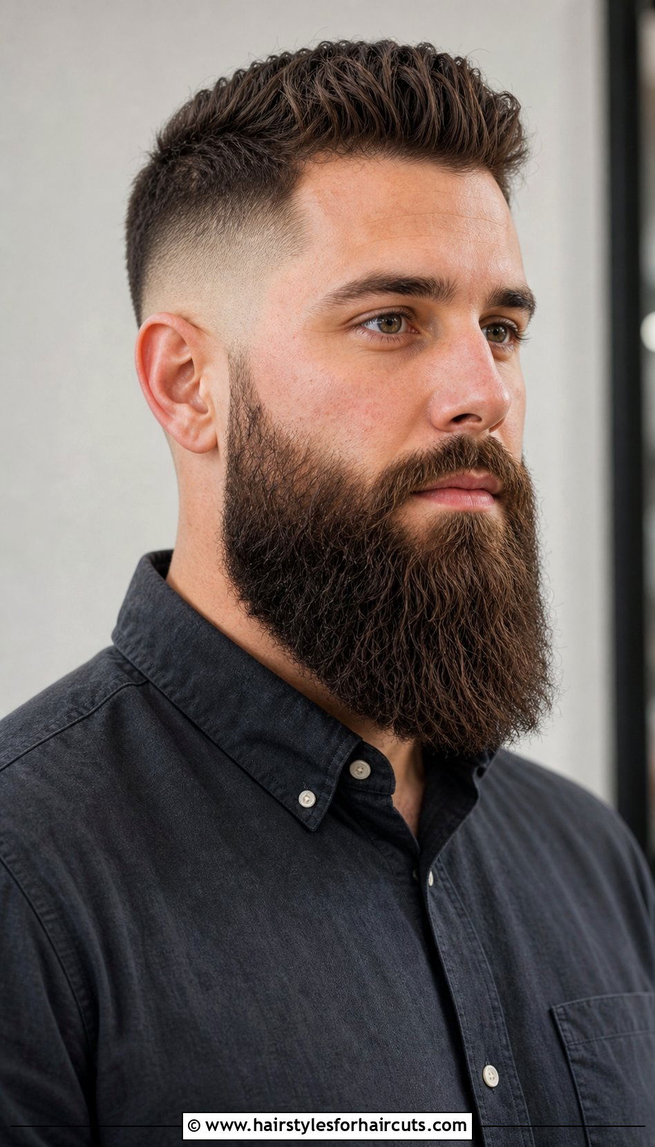 Taper Fade With Long Beard - 25 long beard short hairstyles - 25 long beard short hairstyles