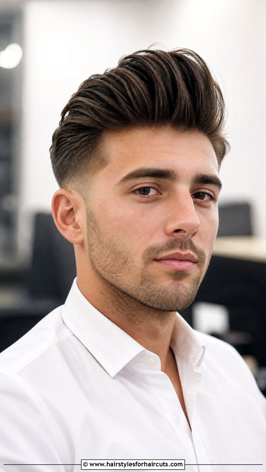 Taper Fade With Long Pompadour - 25 taper fade long hair stud haircuts - 25 taper fade long hair stud haircuts