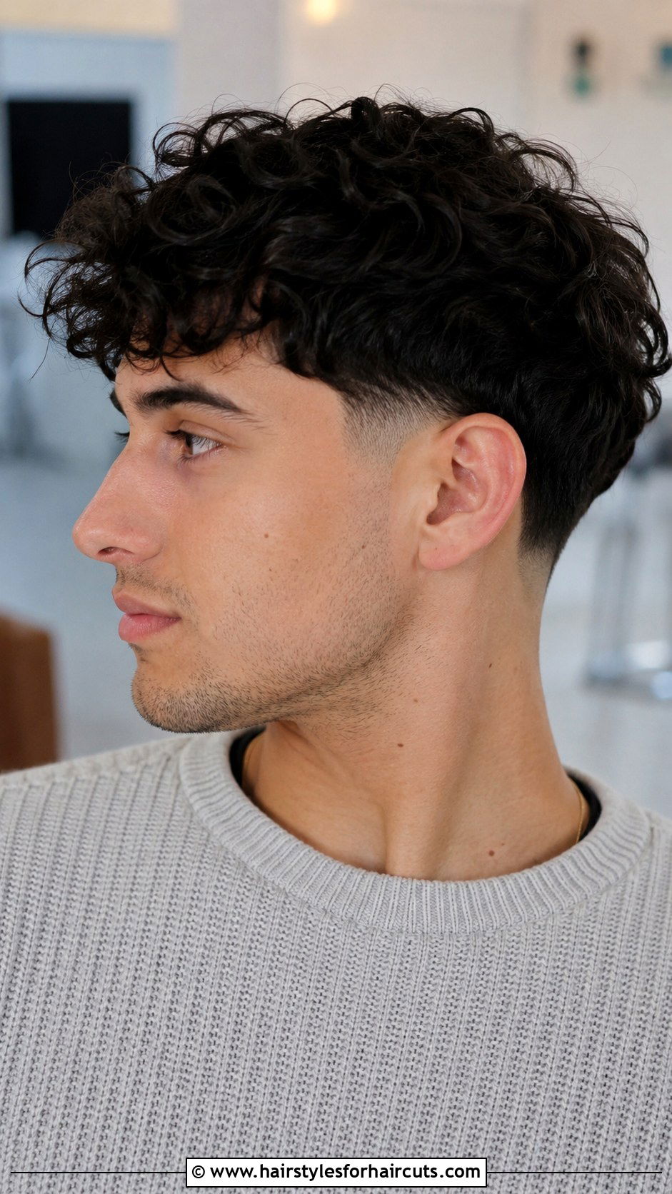 Taper Fade With Messy Curls - 25 bellingham haircuts - 25 bellingham haircuts