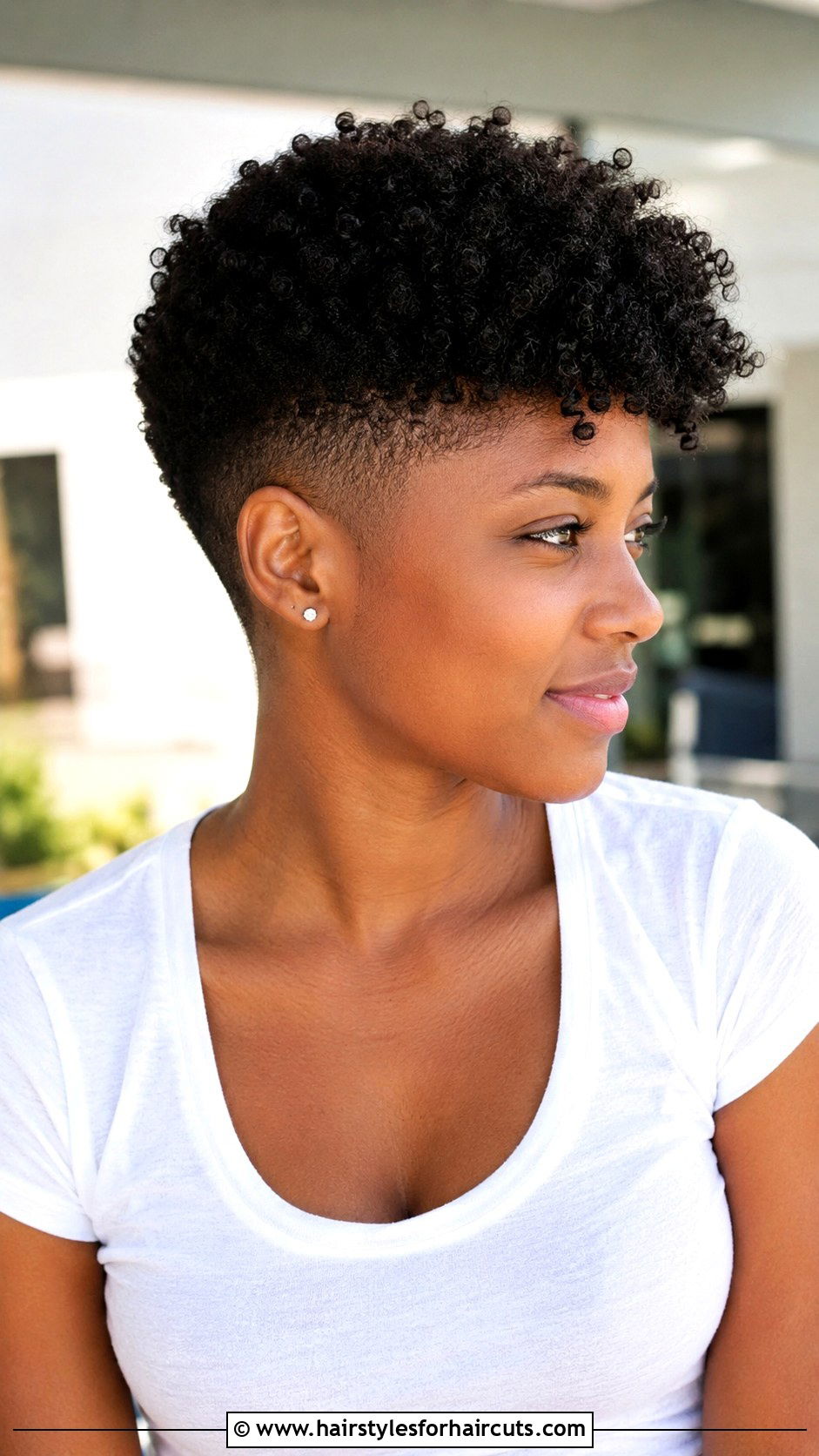 Tapered Afro Haircut - 25 haircuts for afro curly hair - 25 haircuts for afro curly hair