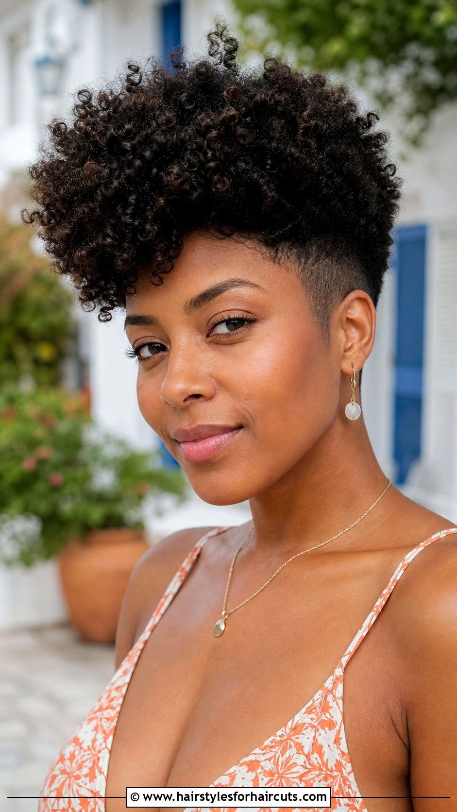 Tapered Curly Afro - 25 cute hairstyles for short curly black hair - 25 cute hairstyles for short curly black hair