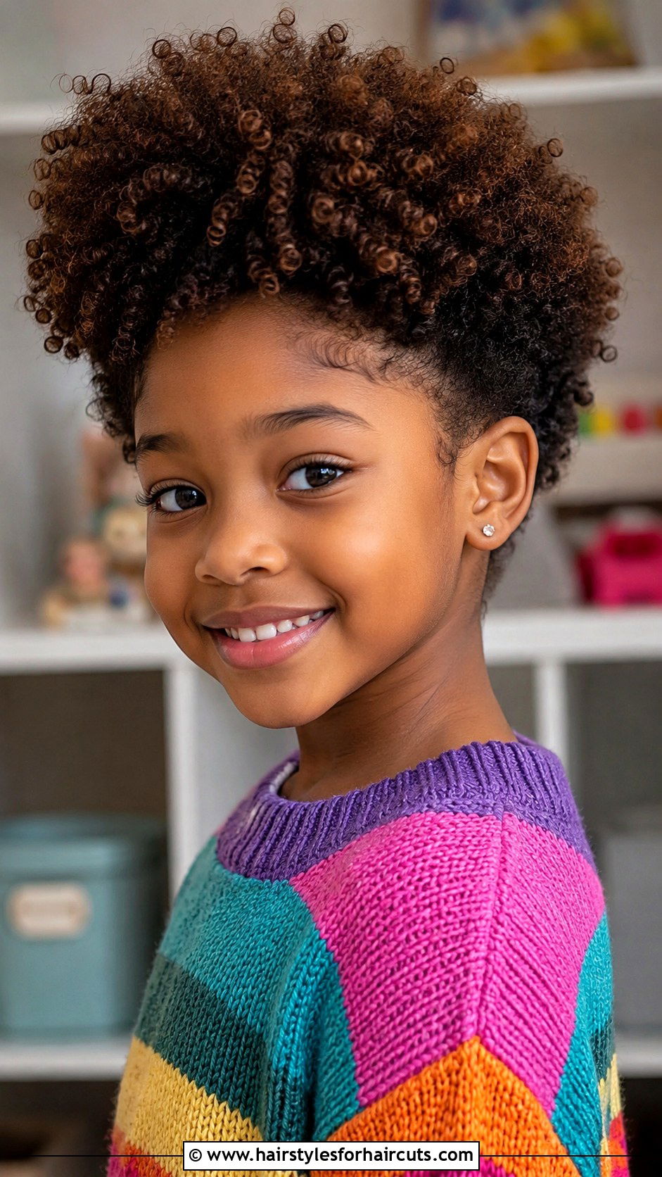 Tapered Curly Afro - 25 haircuts for curly hair girl kid - 25 haircuts for curly hair girl kid