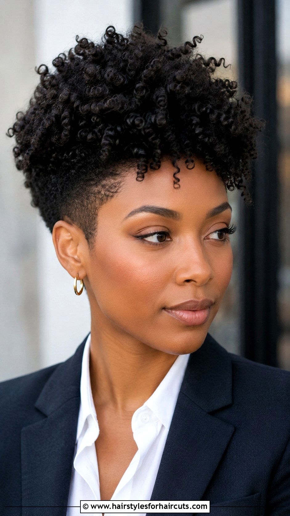 Tapered Curly Afro - 25 hairstyles of curly hair - 25 hairstyles of curly hair