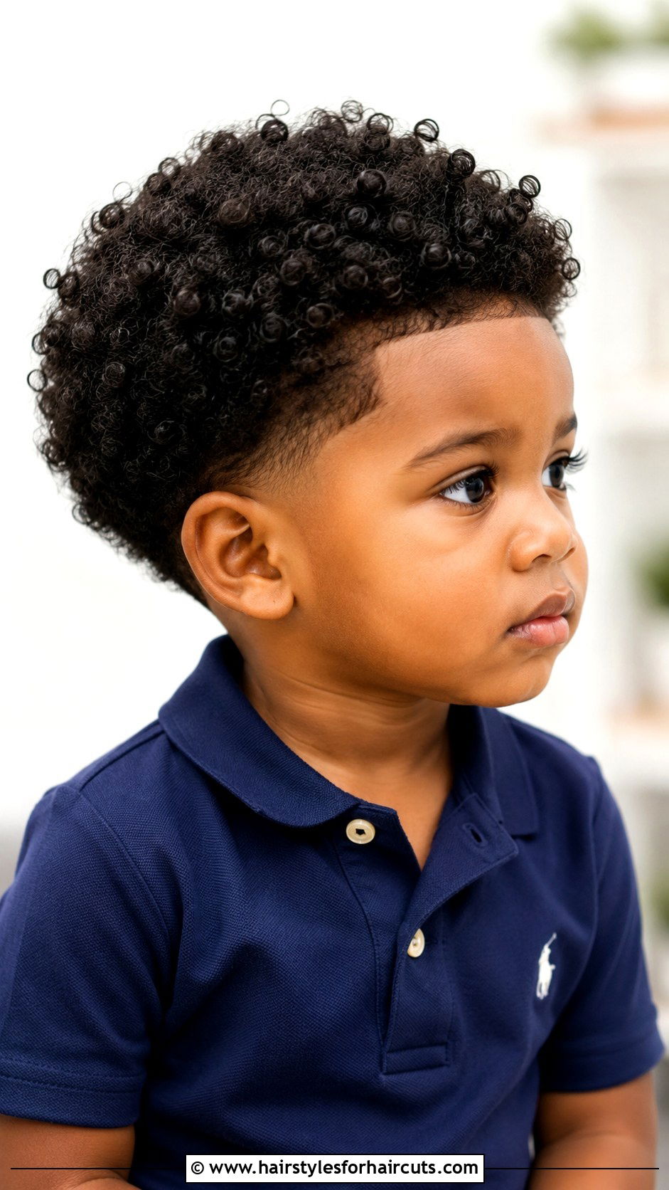 Tapered Curly Afro - 25 curly hair baby haircuts - 25 curly hair baby haircuts