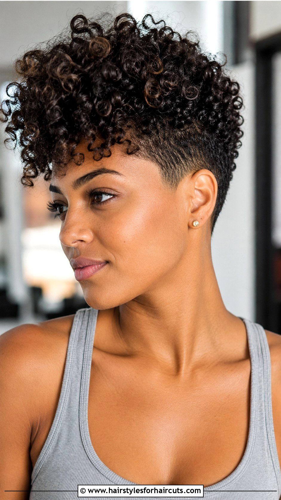 Tapered Curly Cut - 25 curly hairstyles for thick hair - 25 curly hairstyles for thick hair