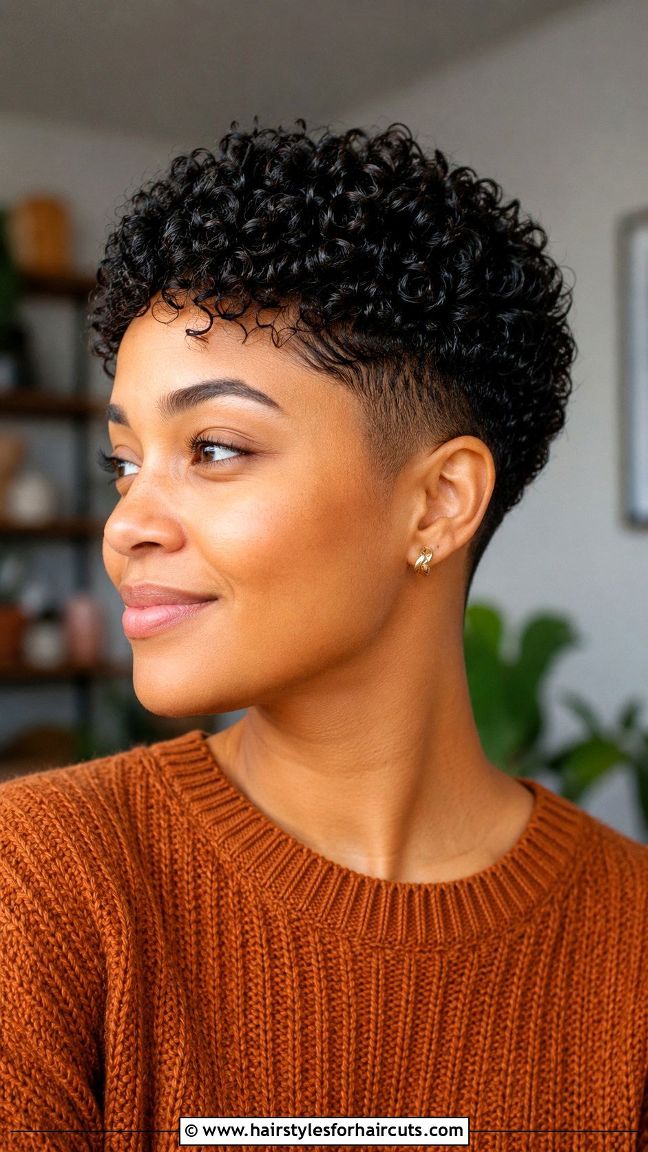 Tapered Curly Cut - 25 dominican haircuts - 25 dominican haircuts