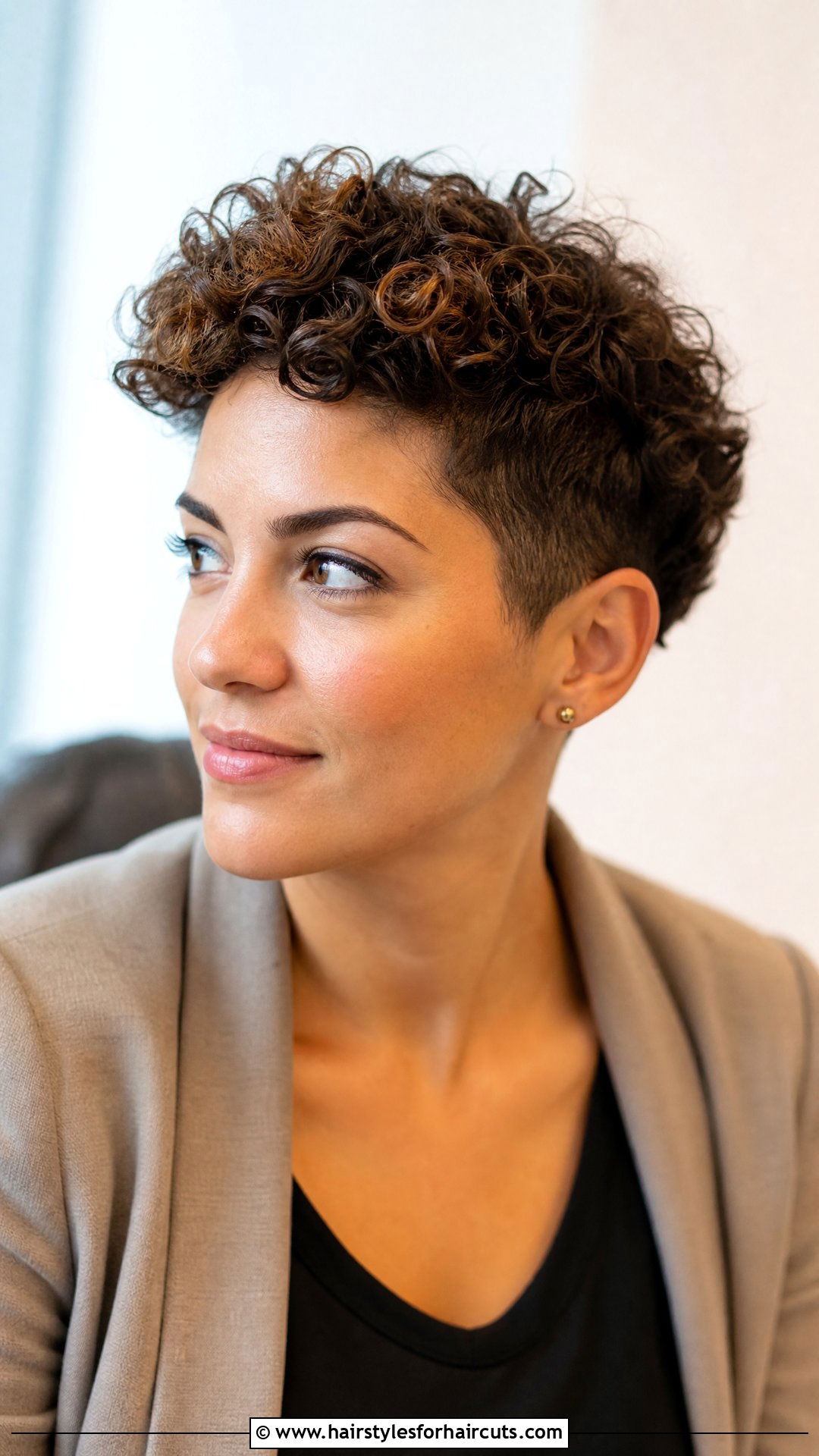 Tapered Curly Cut - 25 womens curly hairstyles - 25 womens curly hairstyles