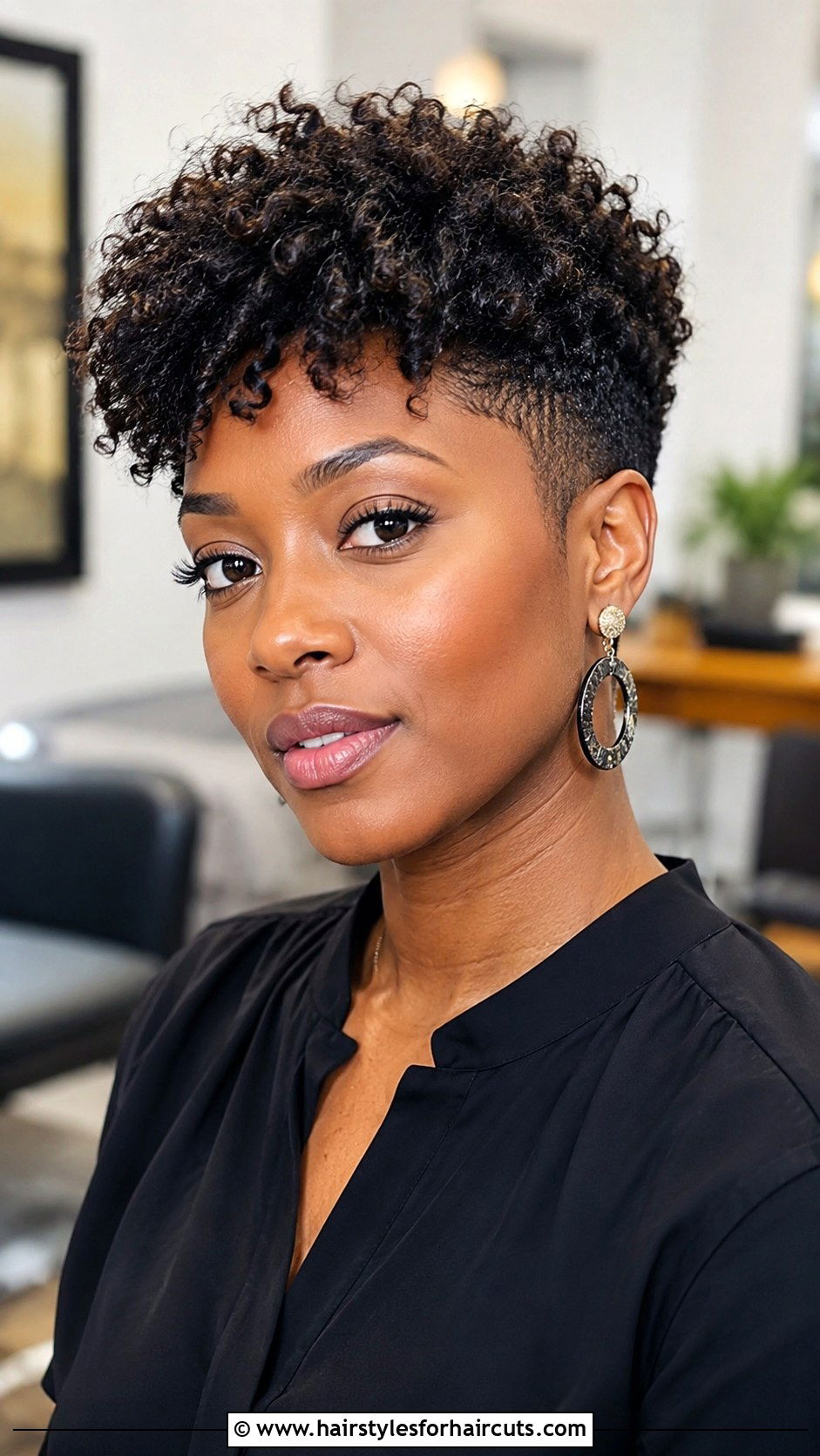 Tapered Curly Cut - 25 business casual hairstyles for curly hair - 25 business casual hairstyles for curly hair