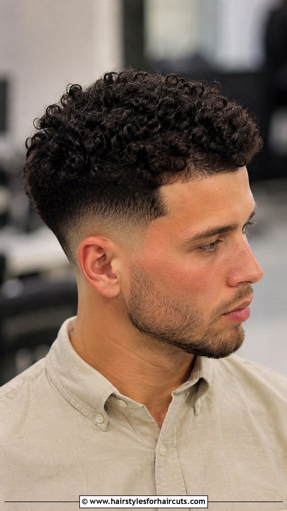 Tapered Curly Fade Haircut - 25 curly haircuts san diego - 25 curly haircuts san diego