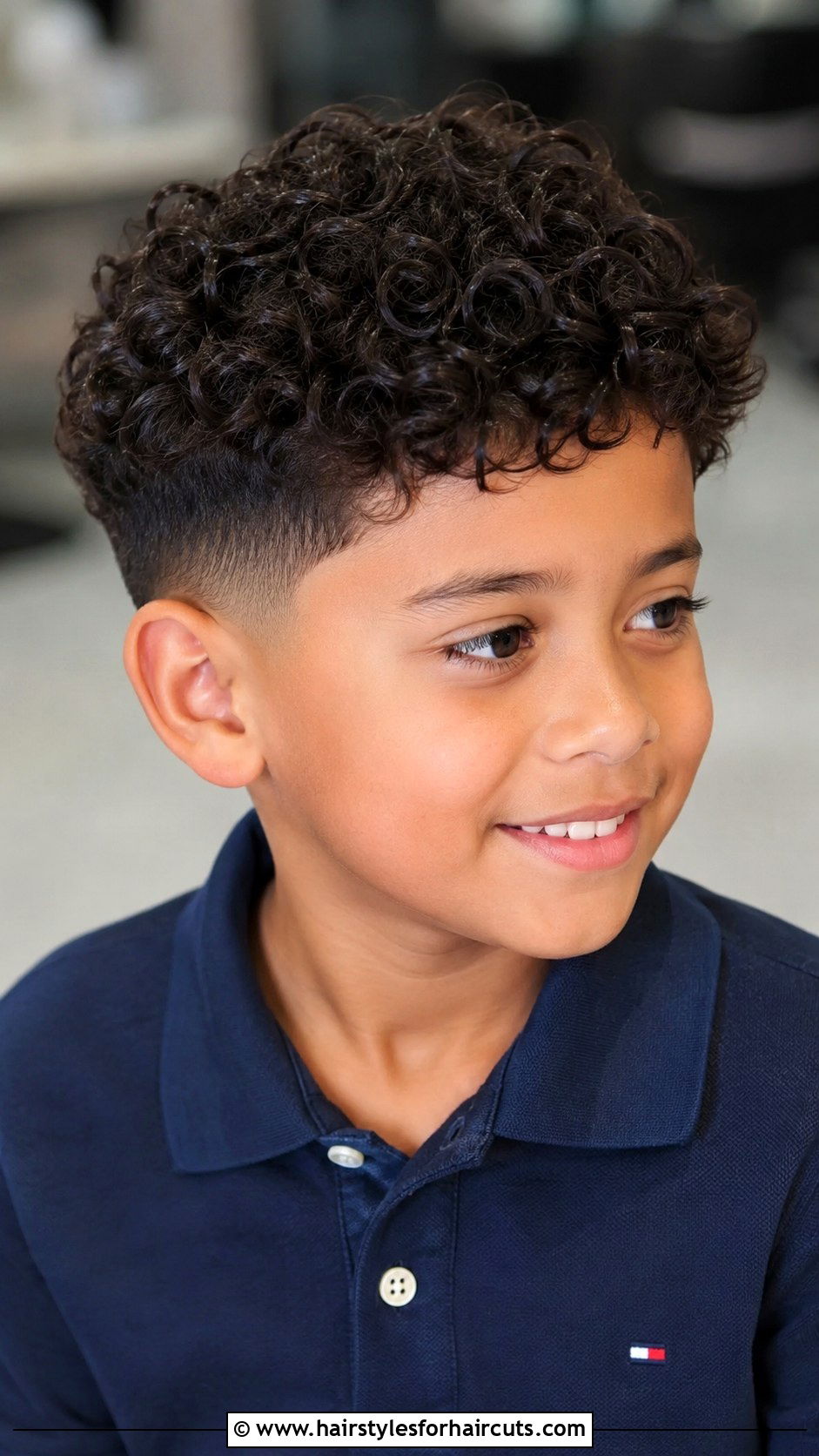 Tapered Curly Hair Cut - 25 kids curly hairstyles - 25 kids curly hairstyles