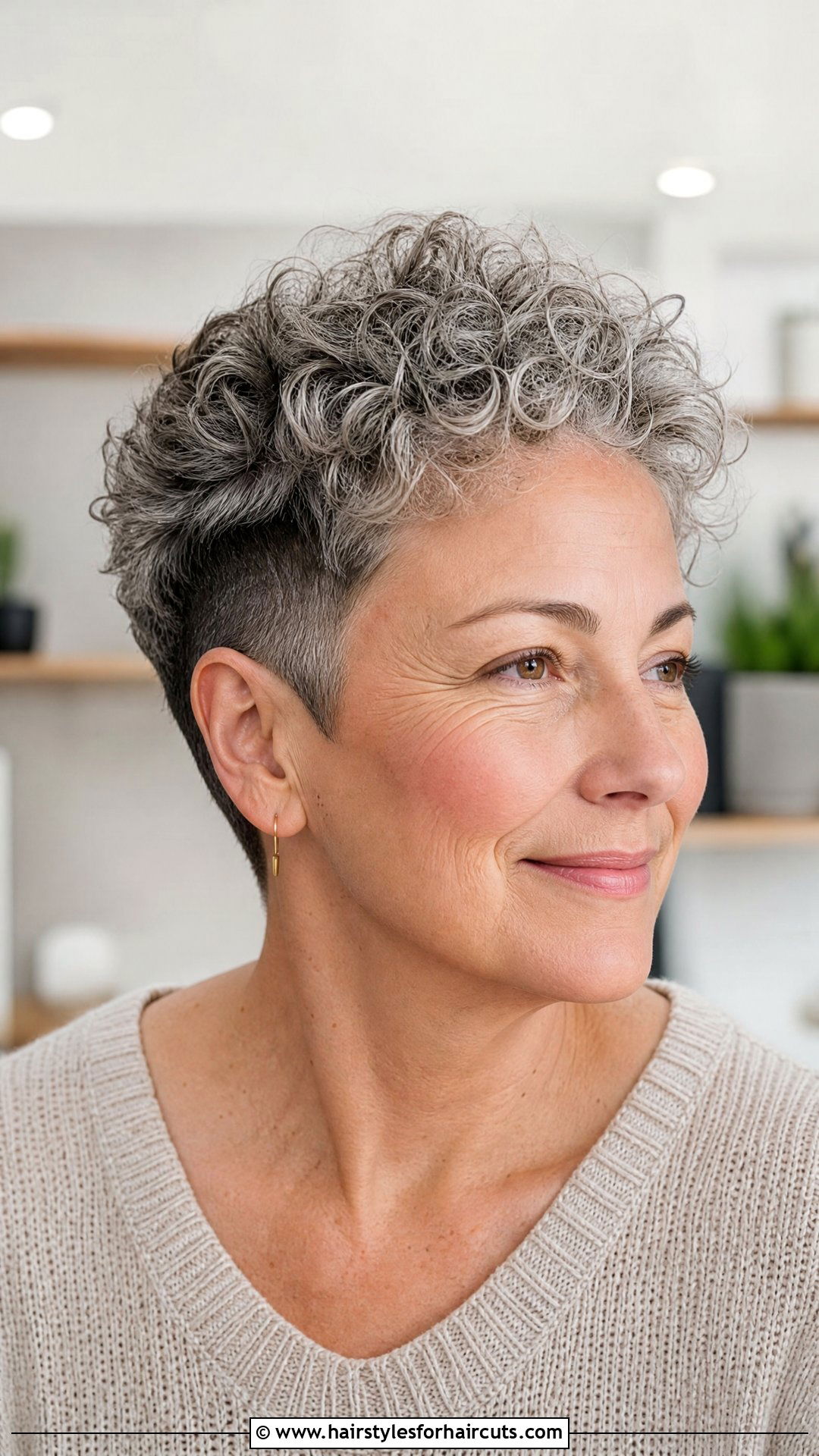 Tapered Curly Haircut Over 50 - 25 youthful hairstyles over 50 curly hair - 25 youthful hairstyles over 50 curly hair
