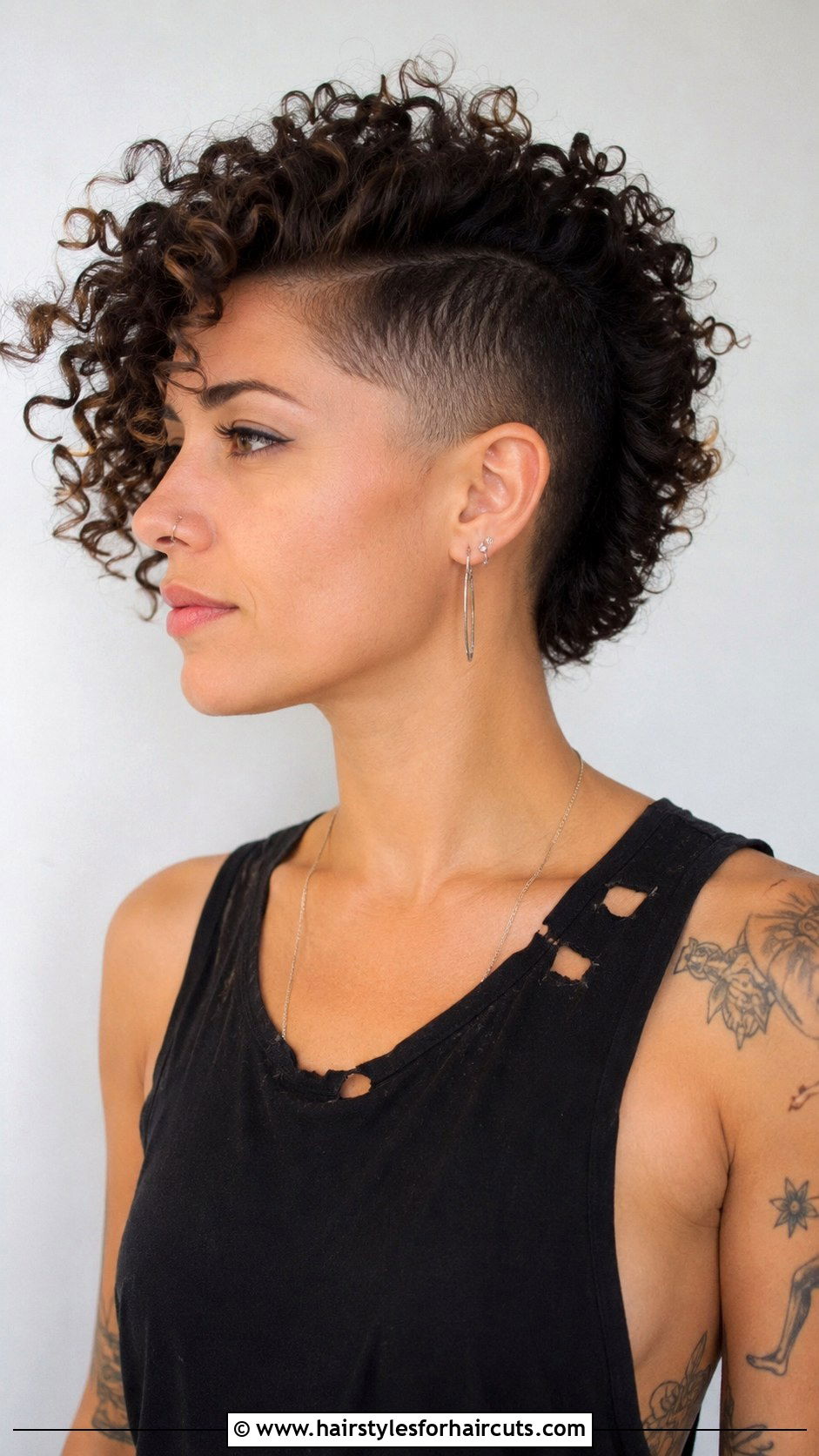 Tapered Curly Mohawk Haircut - 25 2c 3a curly haircuts - 25 2c 3a curly haircuts