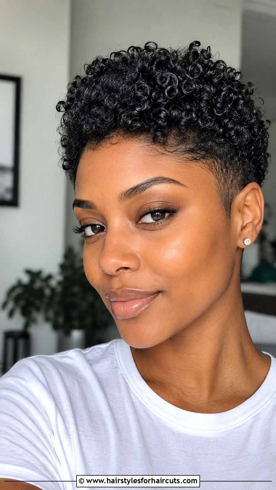 Tapered Curly Pixie Cut - 25 best haircuts for black curly hair - 25 best haircuts for black curly hair