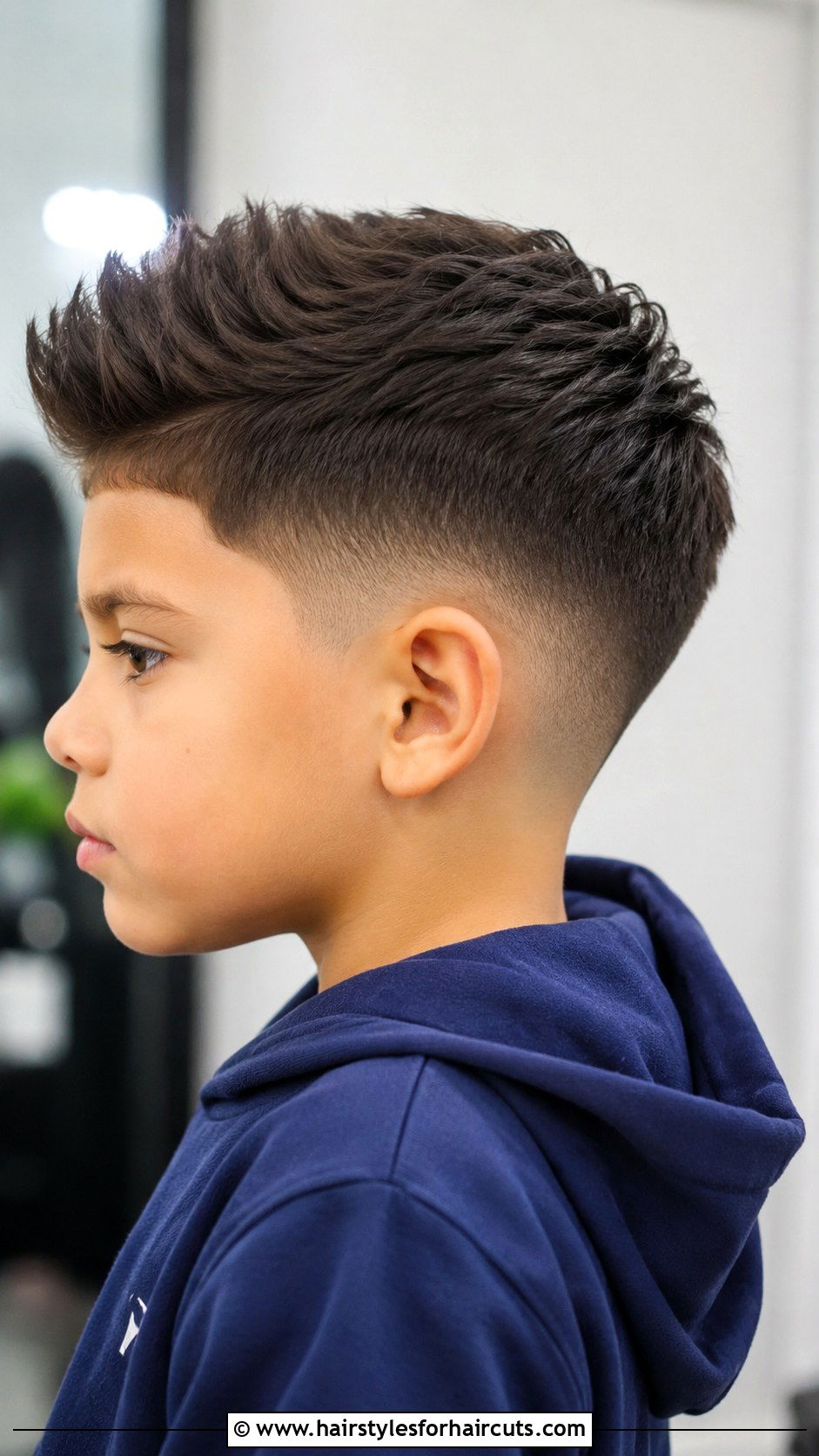 Tapered Fade Haircut - 25 short haircuts for kids with thick hair - 25 short haircuts for kids with thick hair