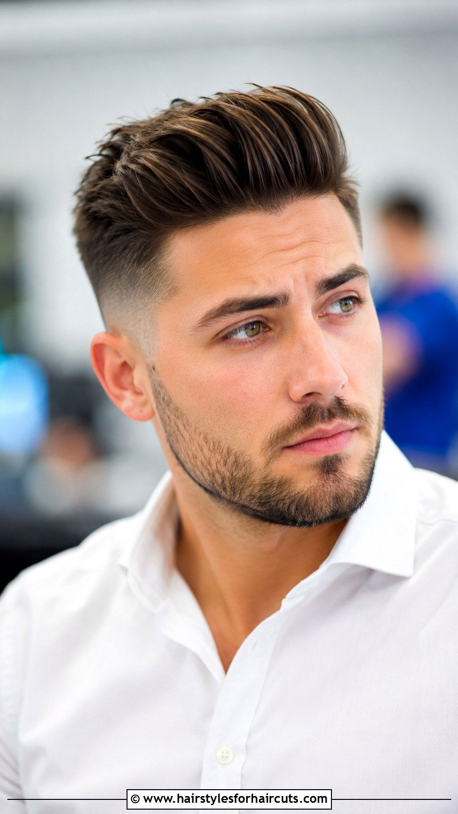 Tapered Fade With Quiff - 25 haircuts for big heads - 25 haircuts for big heads