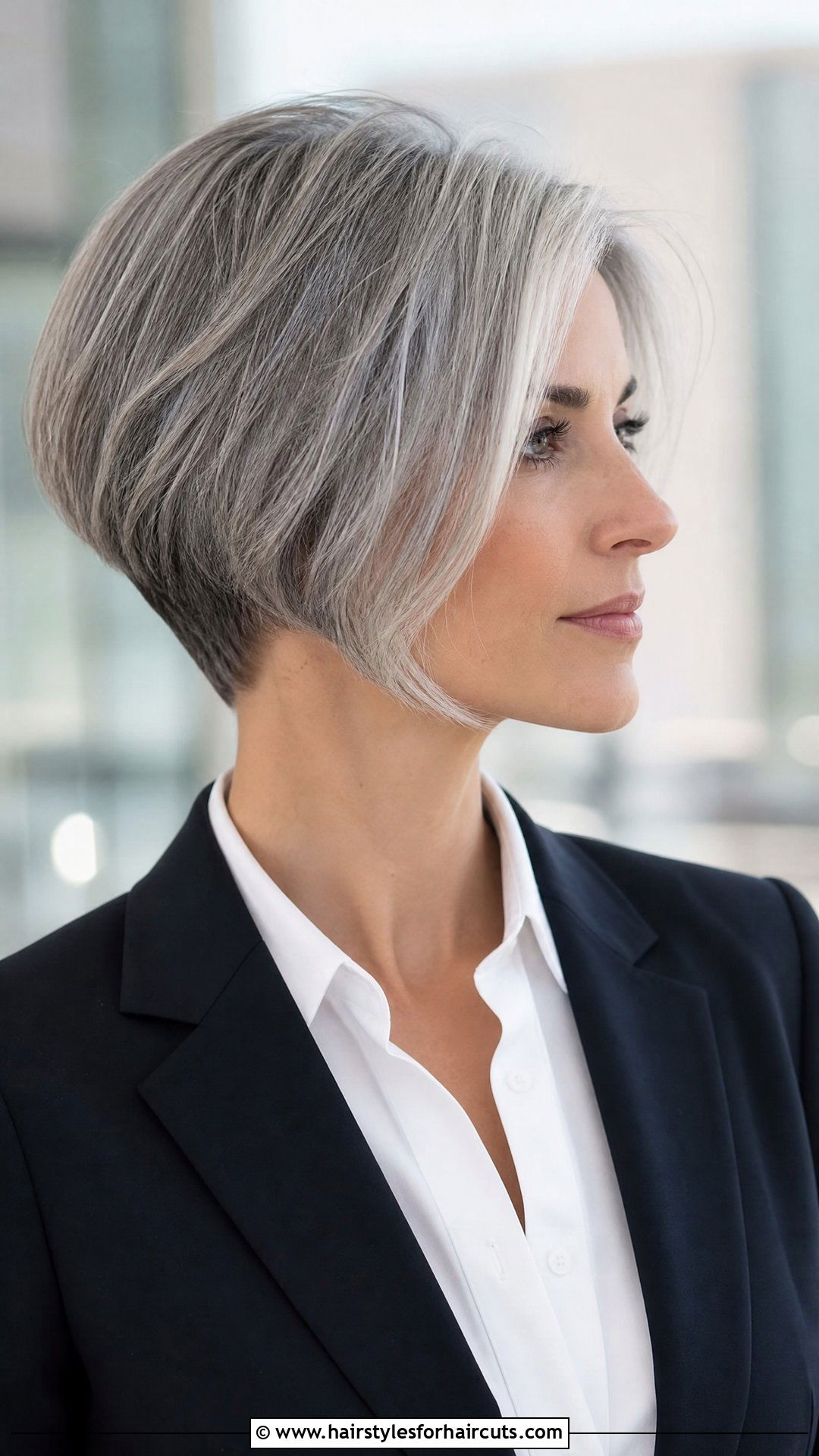 Tapered Gray Medium Cut - 25 gray hairstyles medium length - 25 gray hairstyles medium length