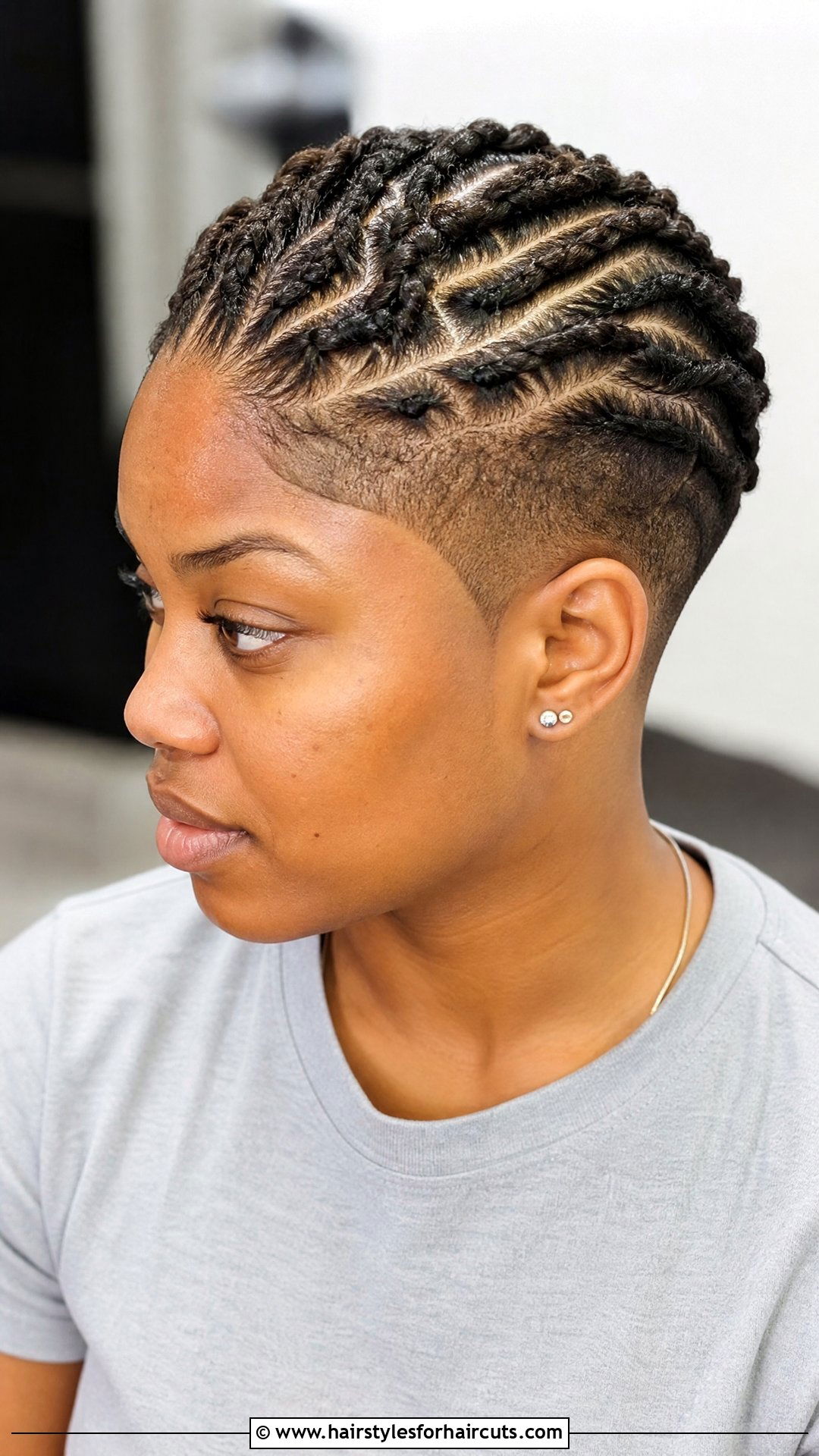 Tapered Hawk With Flat Twists - 25 tapered haircuts on 4c natural hair - 25 tapered haircuts on 4c natural hair