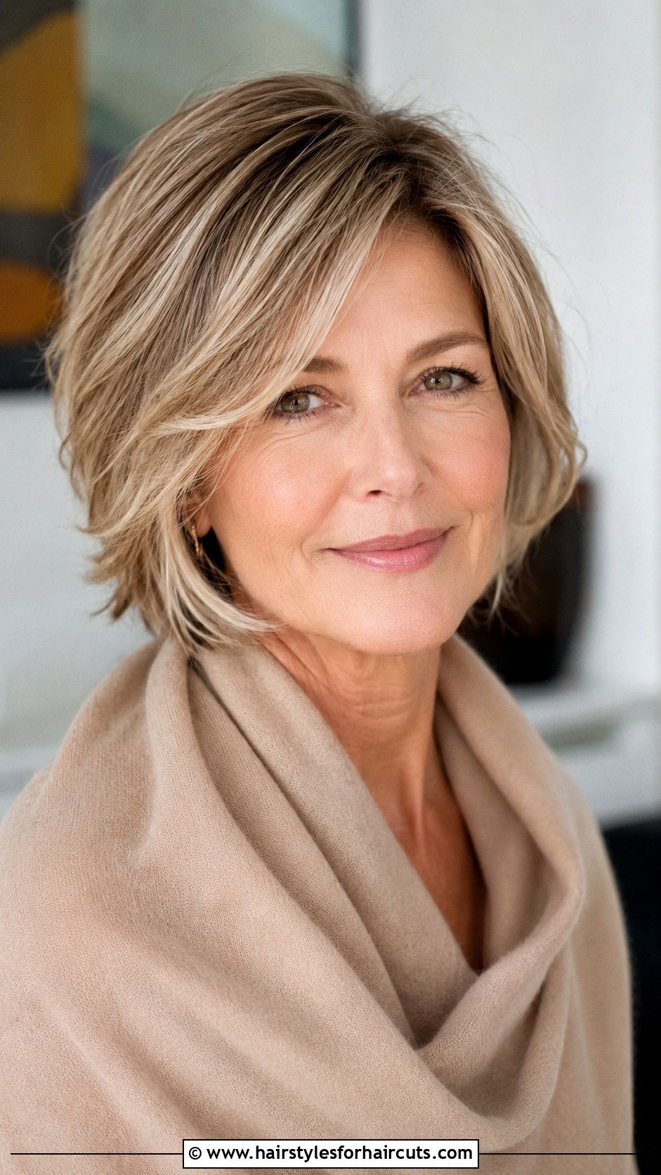 Tapered Mid Length Cut - 25 mid length hairstyles for women over 50 - 25 mid length hairstyles for women over 50