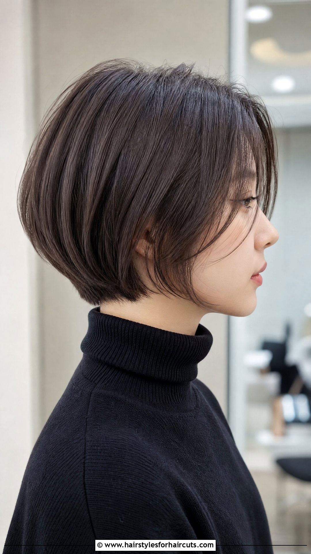 Tapered Nape Bob After Haircut - 25 hair bumps after haircuts - 25 hair bumps after haircuts