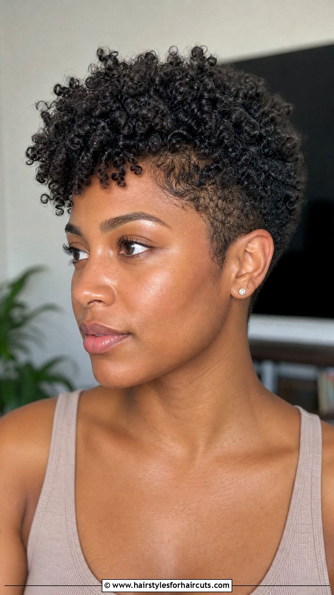 Tapered Natural Curl Wash And Go - 25 wash and go hairstyles for short hair - 25 wash and go hairstyles for short hair