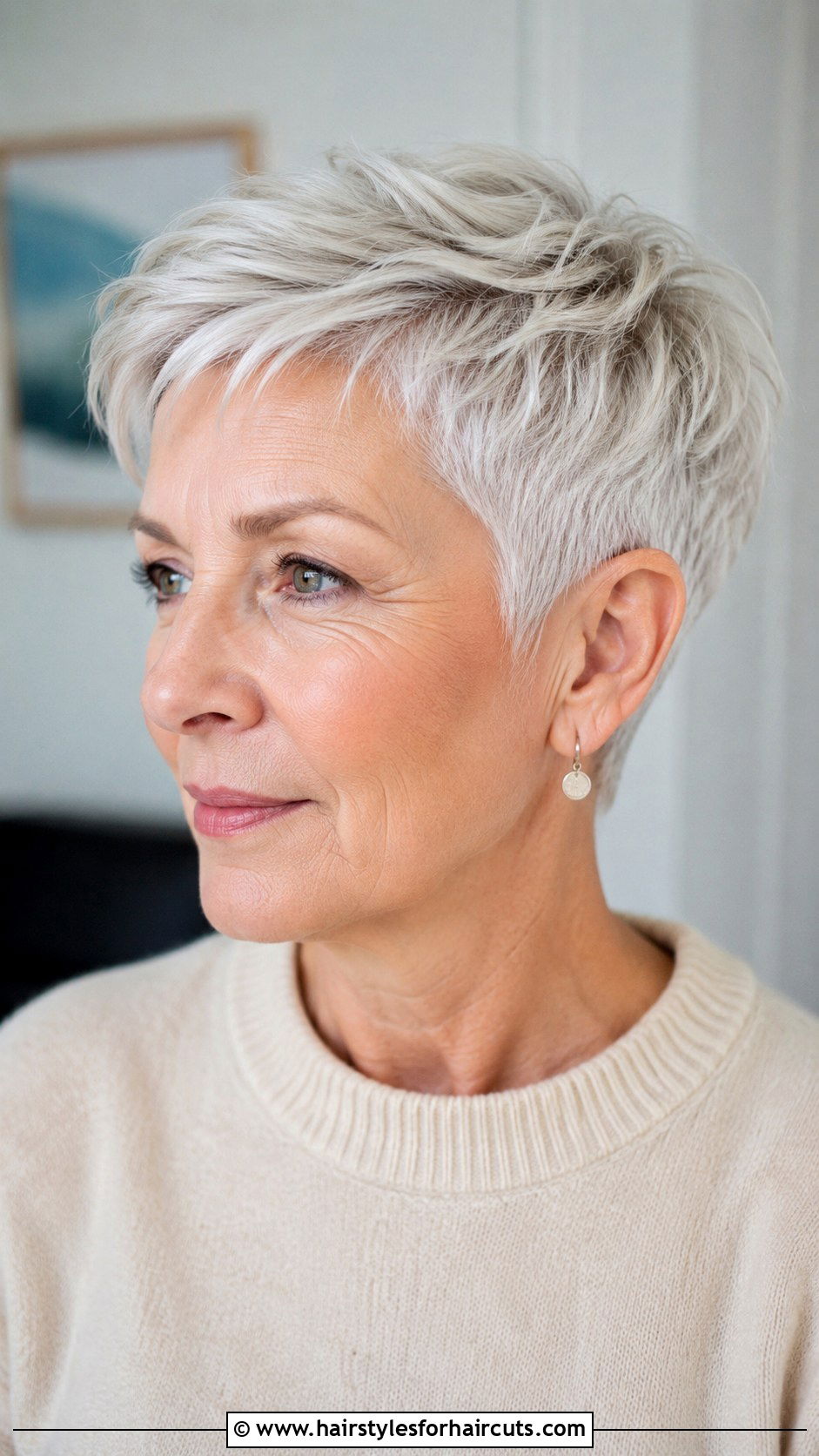 Tapered Pixie - 25 hairstyles for women over 65 - 25 hairstyles for women over 65