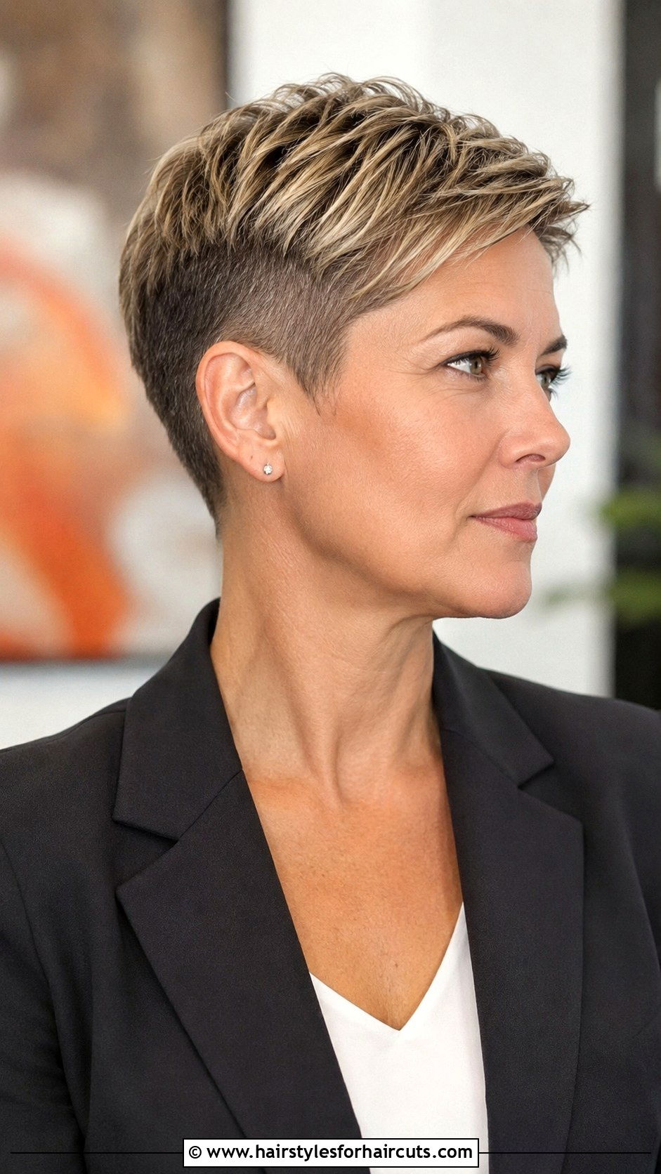 Tapered Pixie - 25 haircuts designs - 25 haircuts designs