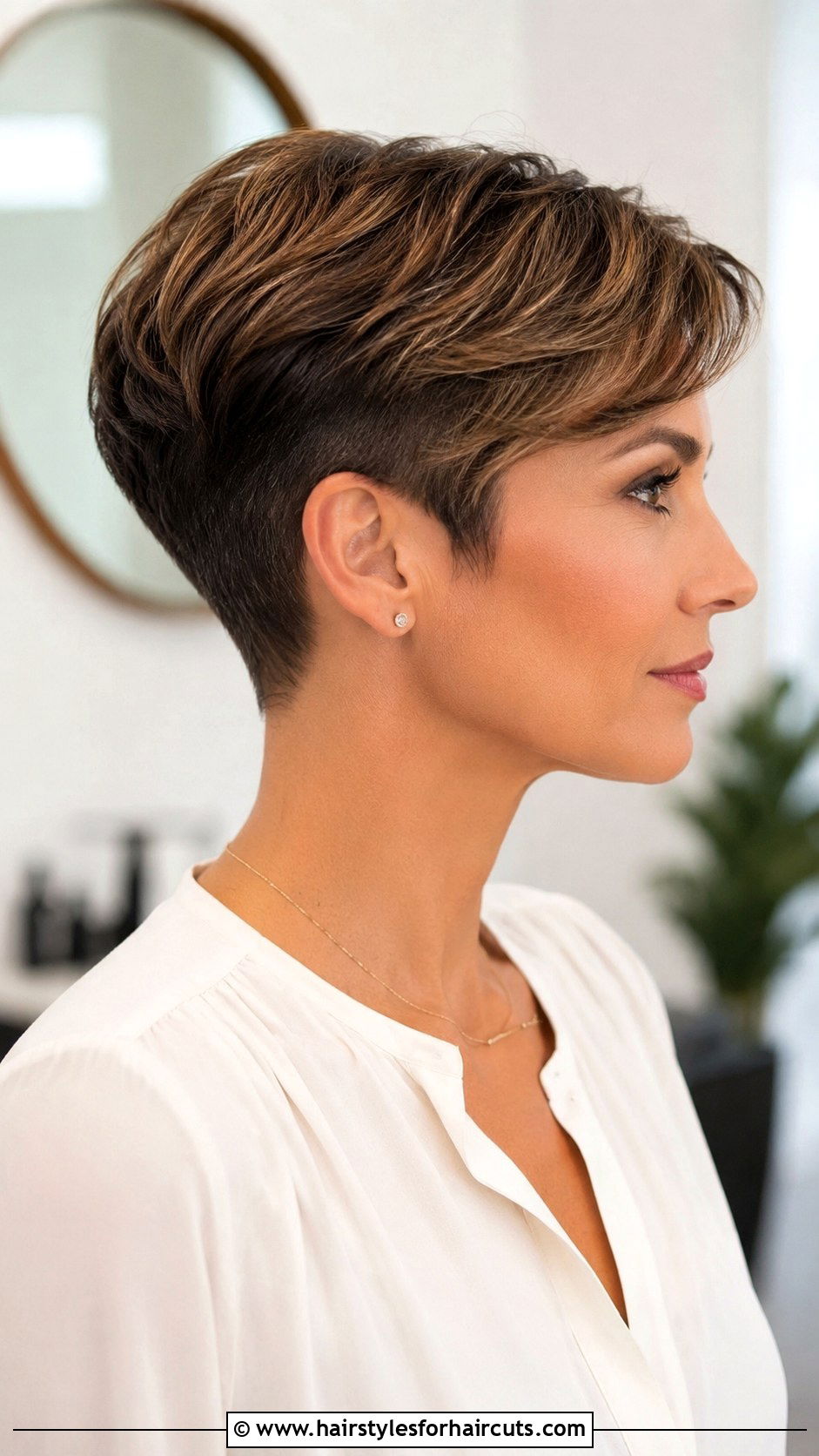 Tapered Pixie - 25 haircuts for older women with fine hair - 25 haircuts for older women with fine hair