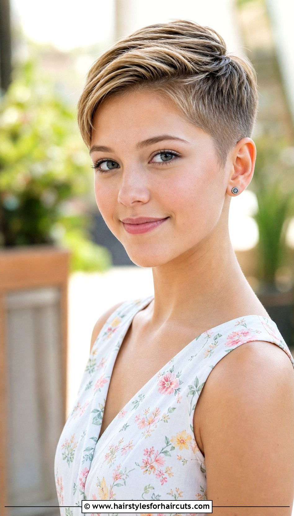 Tapered Short Haircut - 25 haircuts for girls short hair - 25 haircuts for girls short hair
