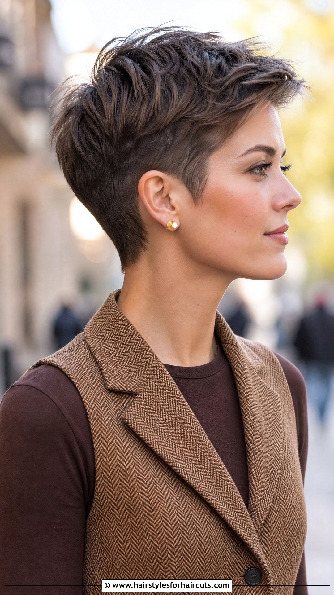 Tapered Short Haircut - 25 women hairstyles over 60 - 25 women hairstyles over 60