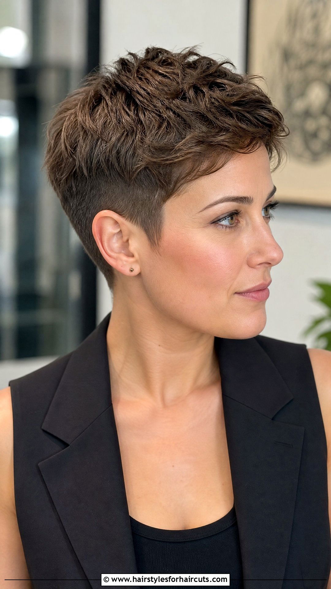 Tapered Short Haircut - 25 short haircuts for women with thinning hair - 25 short haircuts for women with thinning hair