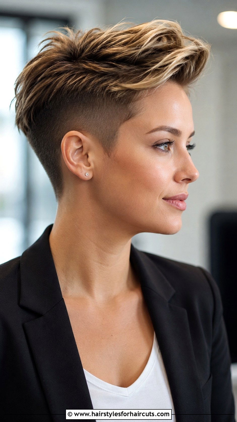 Tapered Short Haircut - 25 short haircuts for extremely thin hair - 25 short haircuts for extremely thin hair