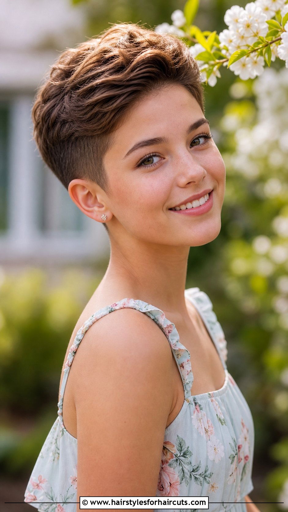 Tapered Short Haircut - 25 short hairstyles teen - 25 short hairstyles teen
