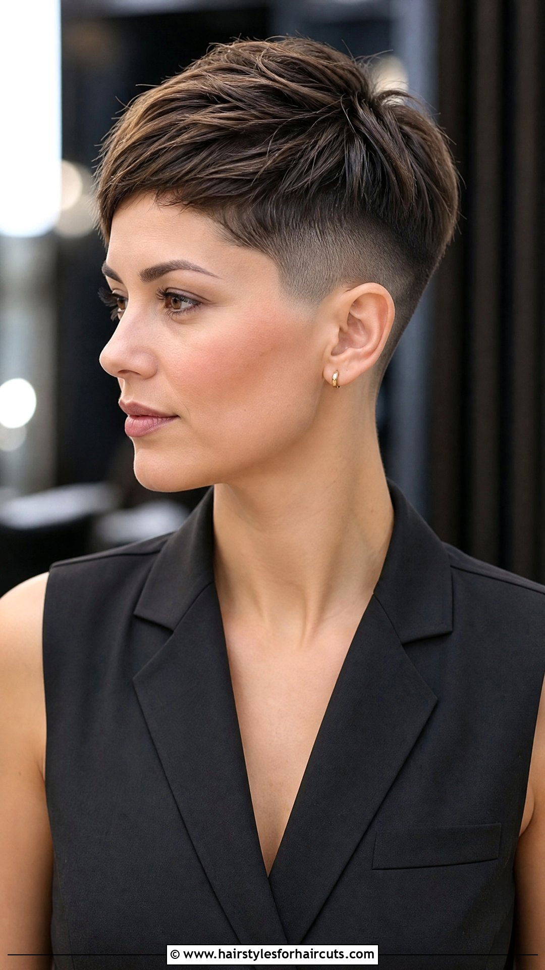 Tapered Short Pixie With Undercut - 25 fine hair undercut very short pixie haircuts - 25 fine hair undercut very short pixie haircuts