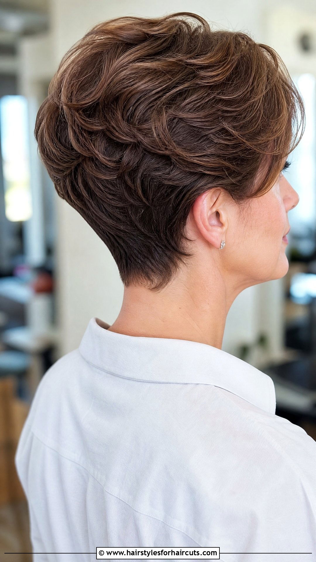 Tapered Wedge Haircut - 25 wedge haircuts for wavy hair - 25 wedge haircuts for wavy hair