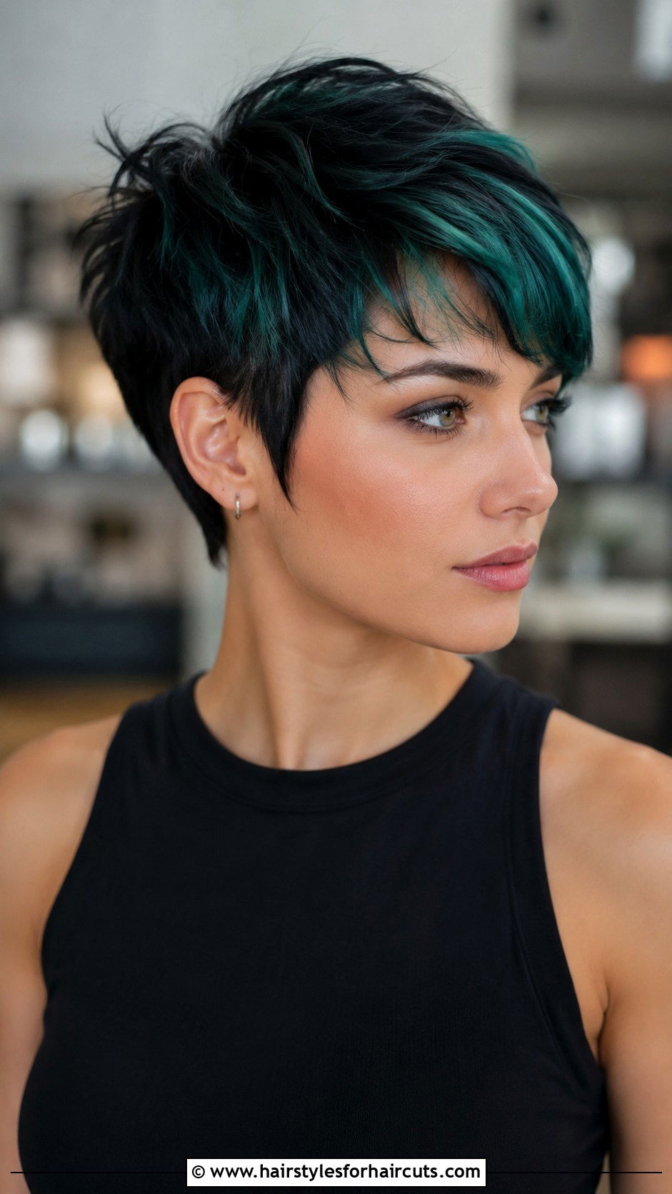 Teal Green And Black Short Hair - 25 green and black hairstyles - 25 green and black hairstyles