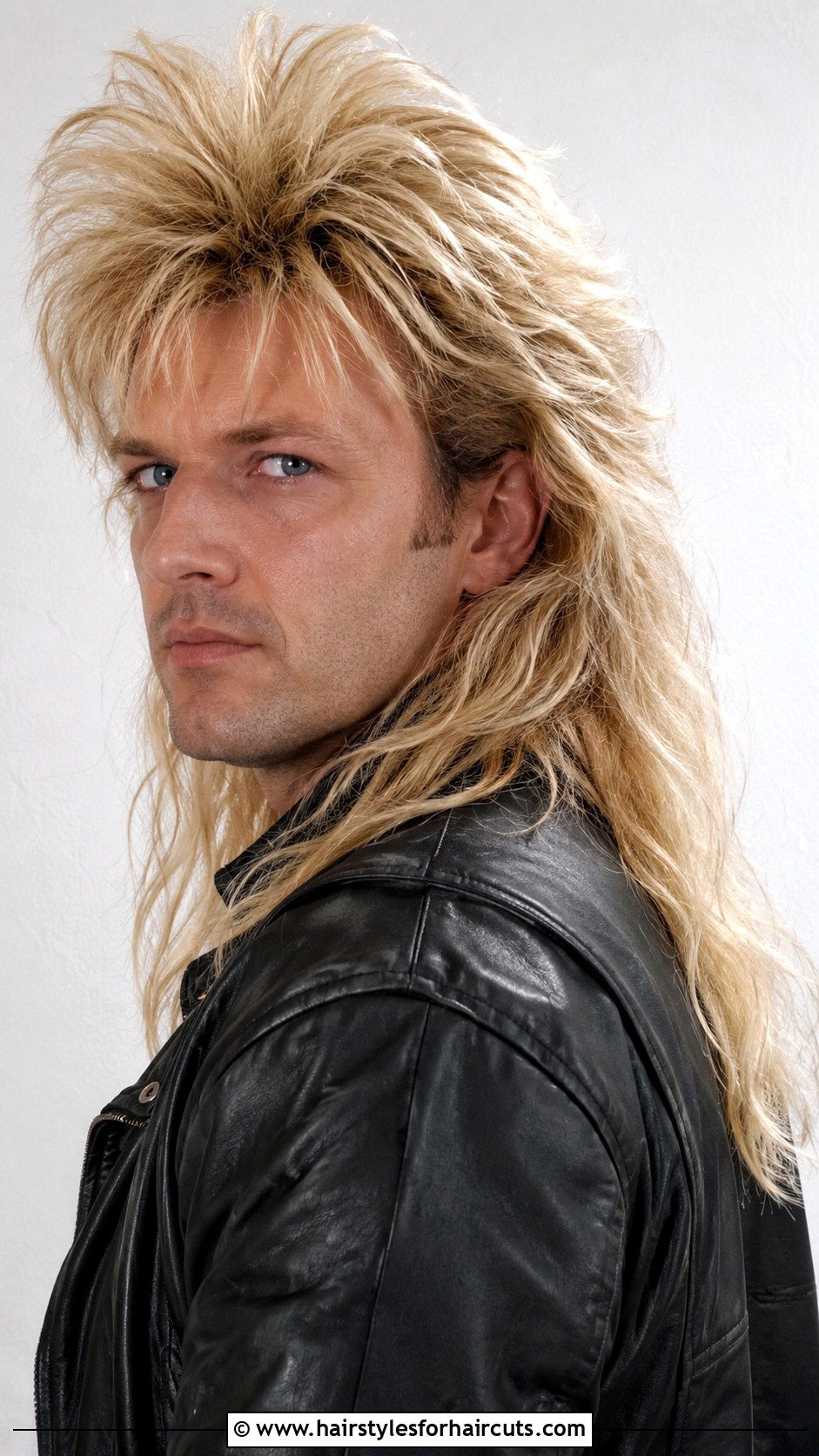 Teased Blonde Mullet - 25 80s hair metal hairstyles - 25 80s hair metal hairstyles