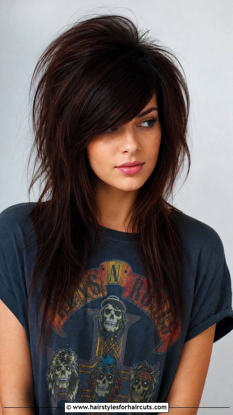 Teased Crown Long Emo Haircut - 25 long hair layered emo haircuts - 25 long hair layered emo haircuts
