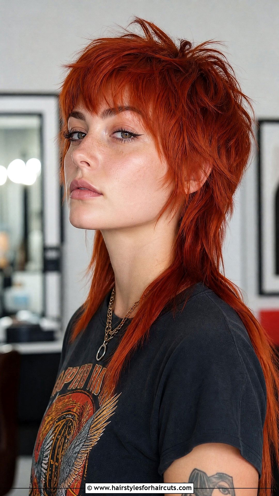 Teased Red Mullet Inspired Stacked Cut - 25 hairstyles wilma flintstone hair - 25 hairstyles wilma flintstone hair