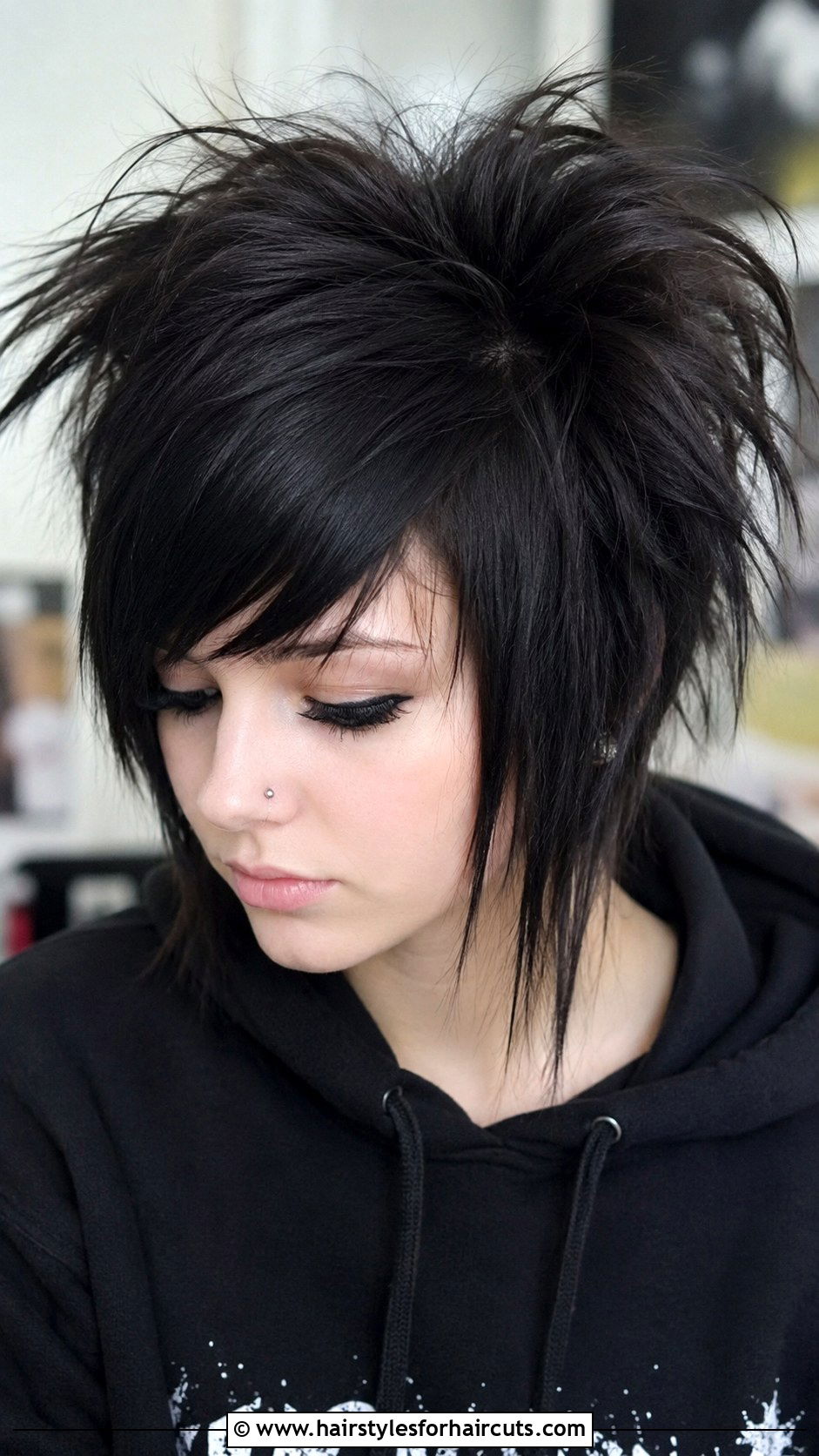 Teased Short Emo Hair - 25 emo hairstyles for short hair - 25 emo hairstyles for short hair