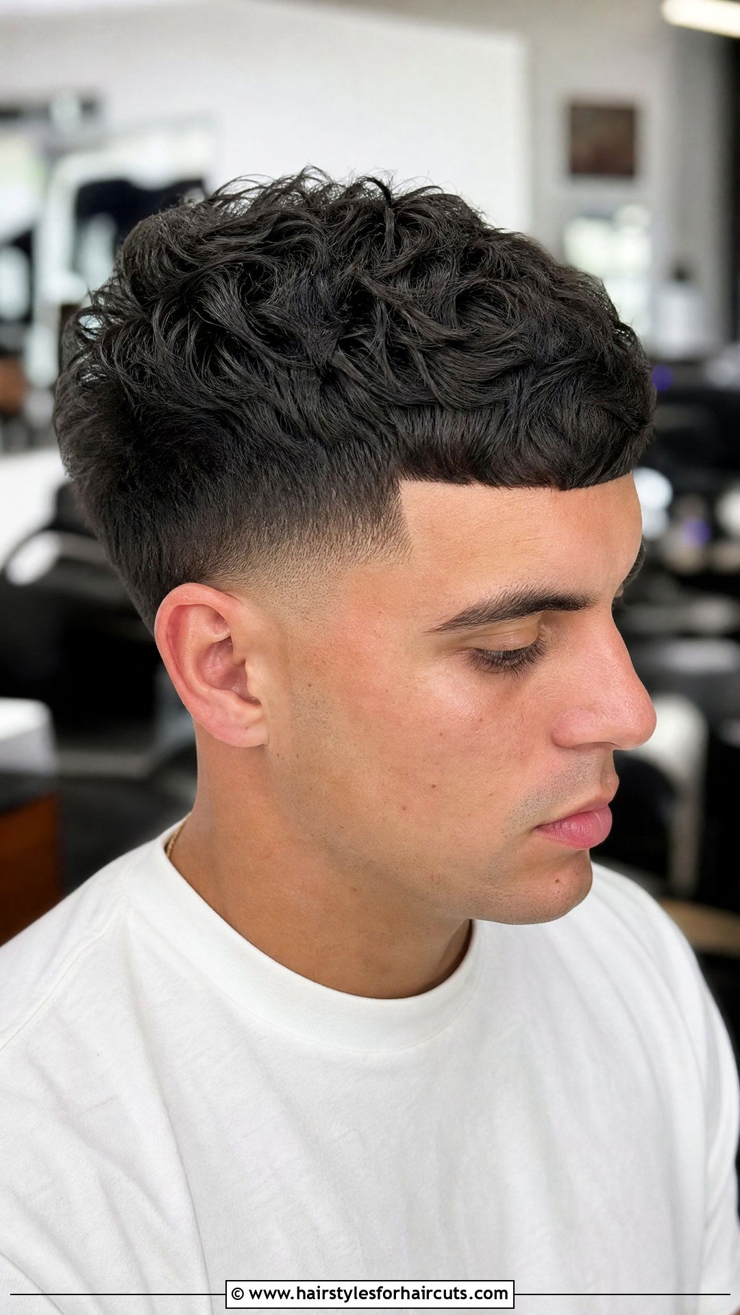 Temp Fade Wavy Hair - 25 wavy hair fade haircuts - 25 wavy hair fade haircuts