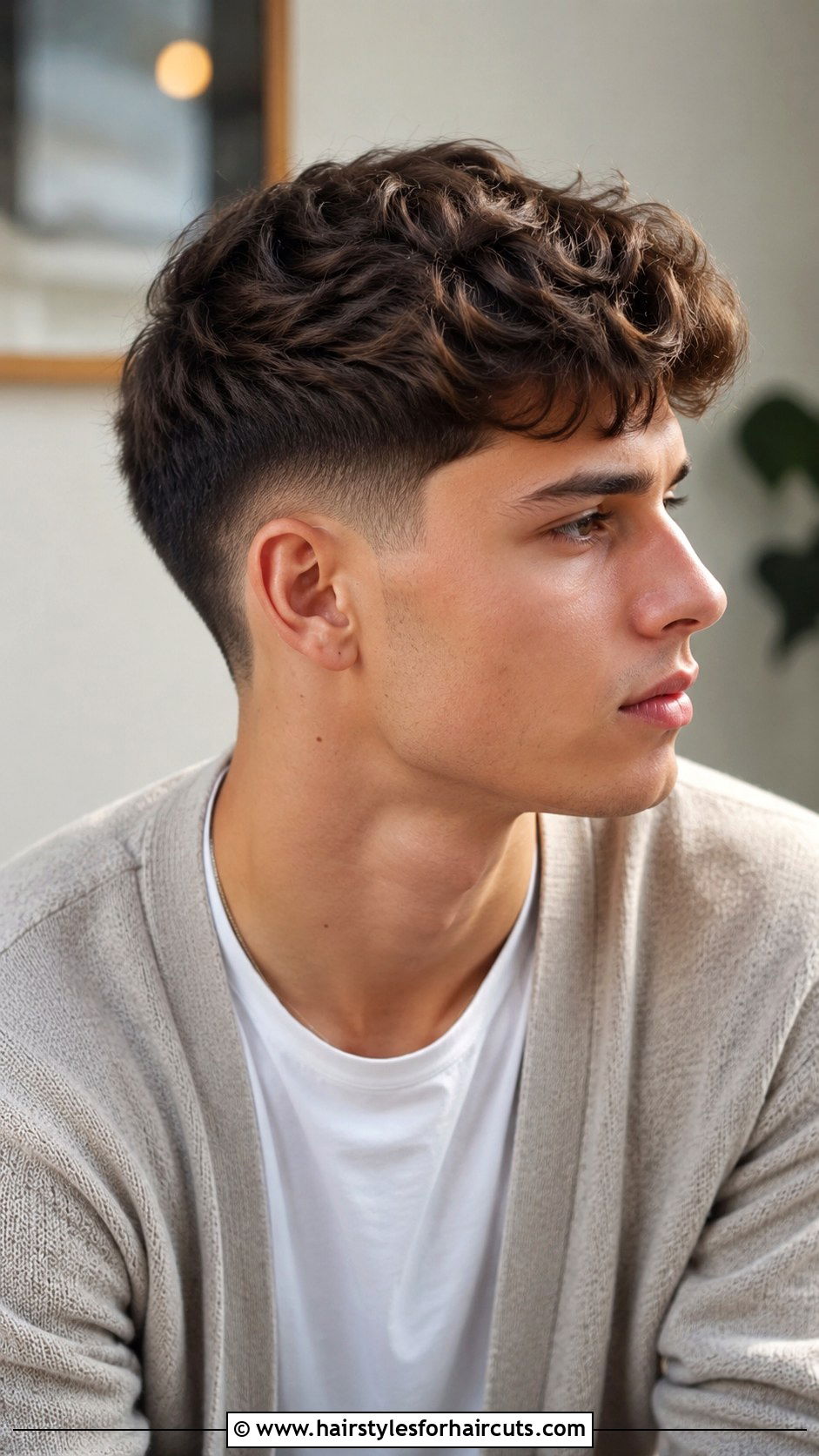 Temp Fade Wavy Top Brown Hair - 25 fade haircuts brown hair - 25 fade haircuts brown hair