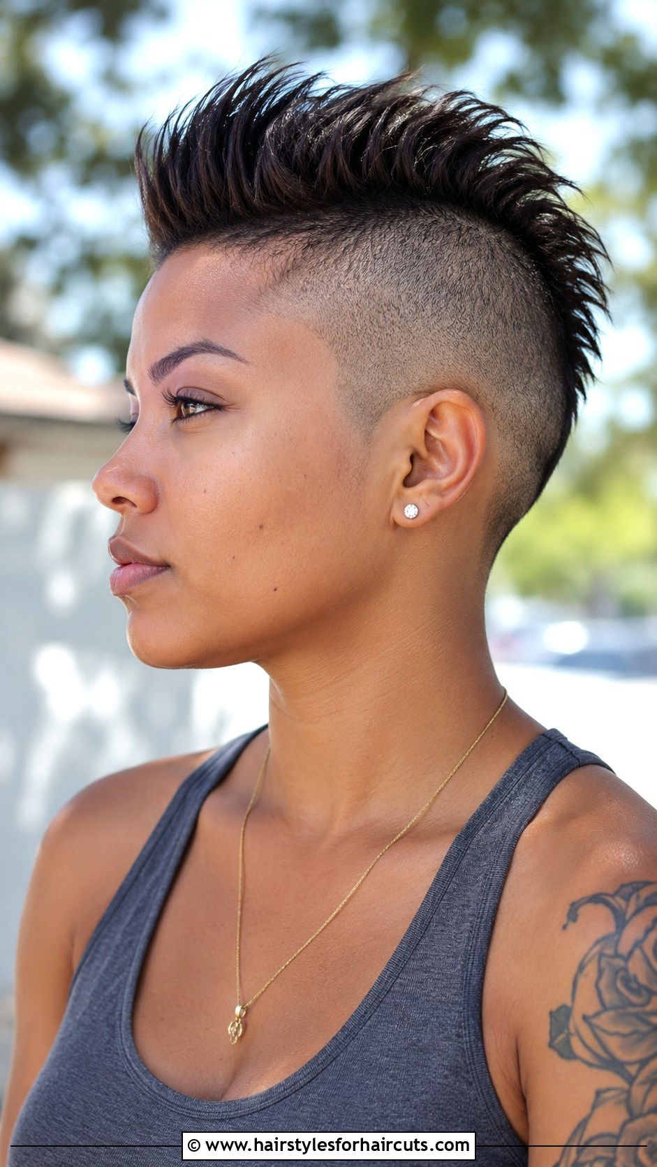 Temple Fade Mohawk - 25 temple haircuts - 25 temple haircuts