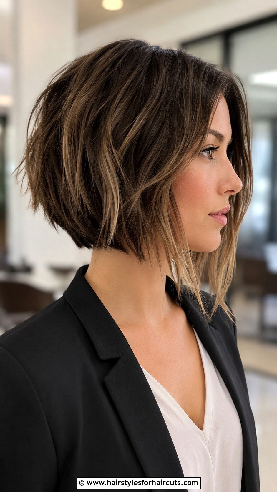 Textured A Line Bob - 25 california haircuts - 25 california haircuts