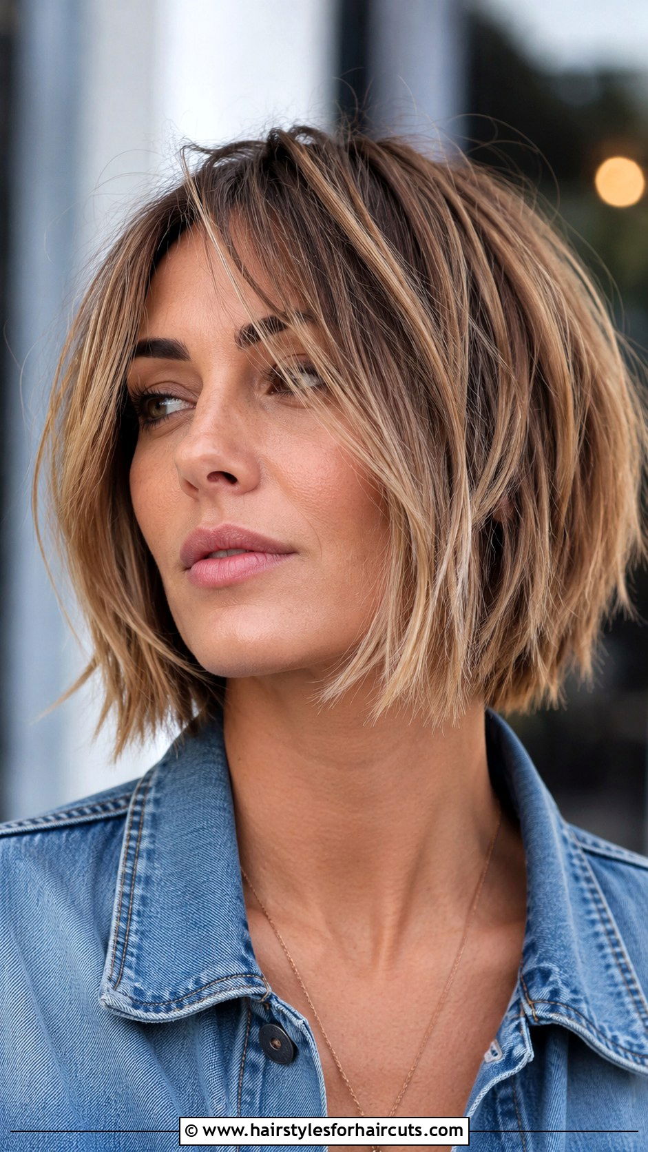 Textured Bob - 25 best haircuts for straight hair oval face - 25 best haircuts for straight hair oval face