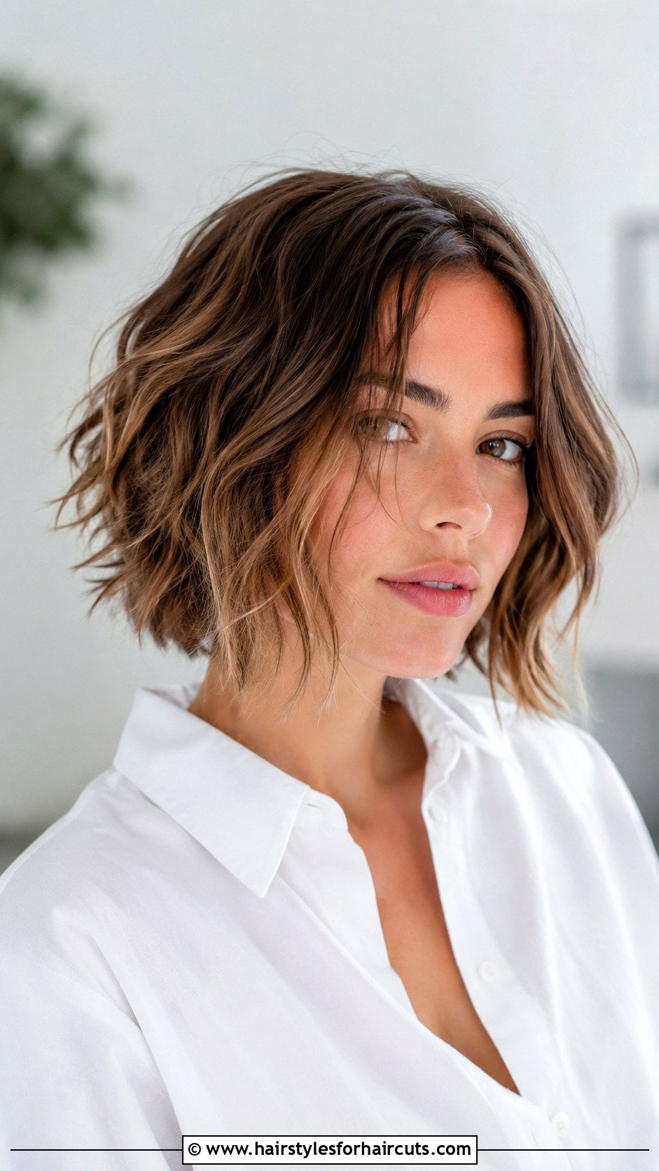 Textured Bob - 25 womens haircuts for thick wavy hair - 25 womens haircuts for thick wavy hair